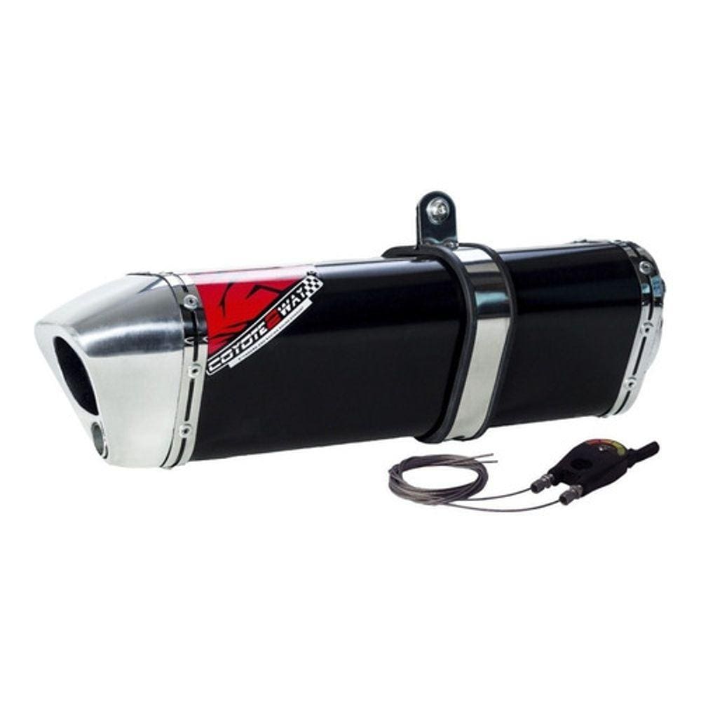 Escape / Ponteira Coyote Modelo TRS 2 Way + Mais em Alumínio - CB 300 F Twister - Honda