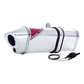 Escape / Ponteira Coyote TRS 2 Way + Mais em Alumínio - Ninja 400 R / Z 400 - Kawasaki