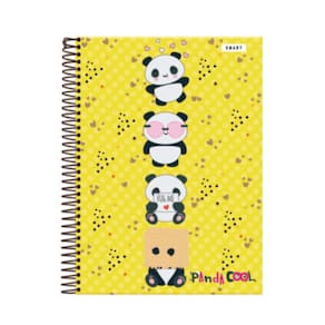 Caderno Universitário CD 320fl 20X1 PANDA COOL