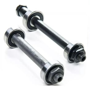 2 Eixos Cubo de Bike Dianteiro Traseiro 9,5 x 108/145mm Blocagem Rolamentos 6000/6200rs Mtb Absolute