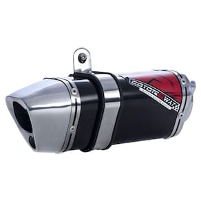 Escape / Ponteira Coyote TRS 2 Way JUNIOR 20cm em Alumínio - CB 500 X ano 2020 em diante - Honda
