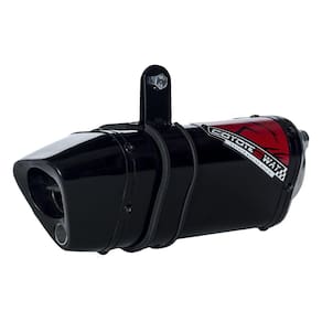 Escape / Ponteira Coyote TRS 2 Way + Mais JUNIOR 20cm em Alumínio - Ninja 400 R / Z 400 - Kawasaki