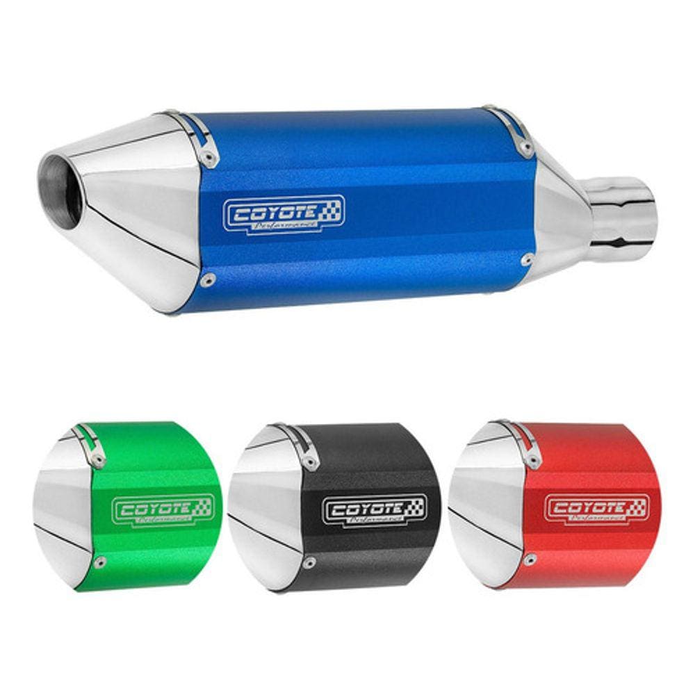 Escape / Ponteira + Curva Inox Coyote Performance - Fazer 250 ano 2018 em diante - Honda