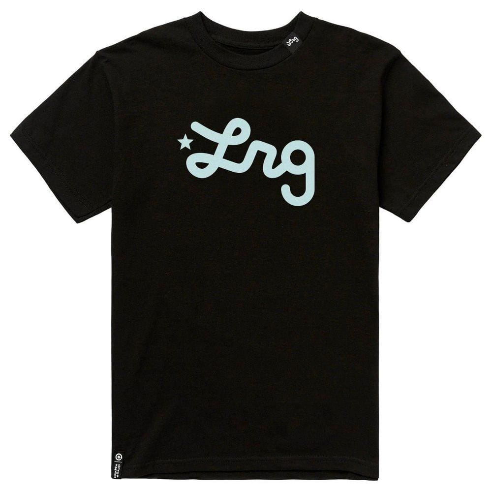 Camiseta LRG Skate Plus Size Western Script Tee Masculino Preto/Azul