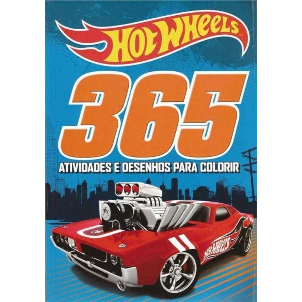 Hot Wheels - 365 Atividades e Desenhos