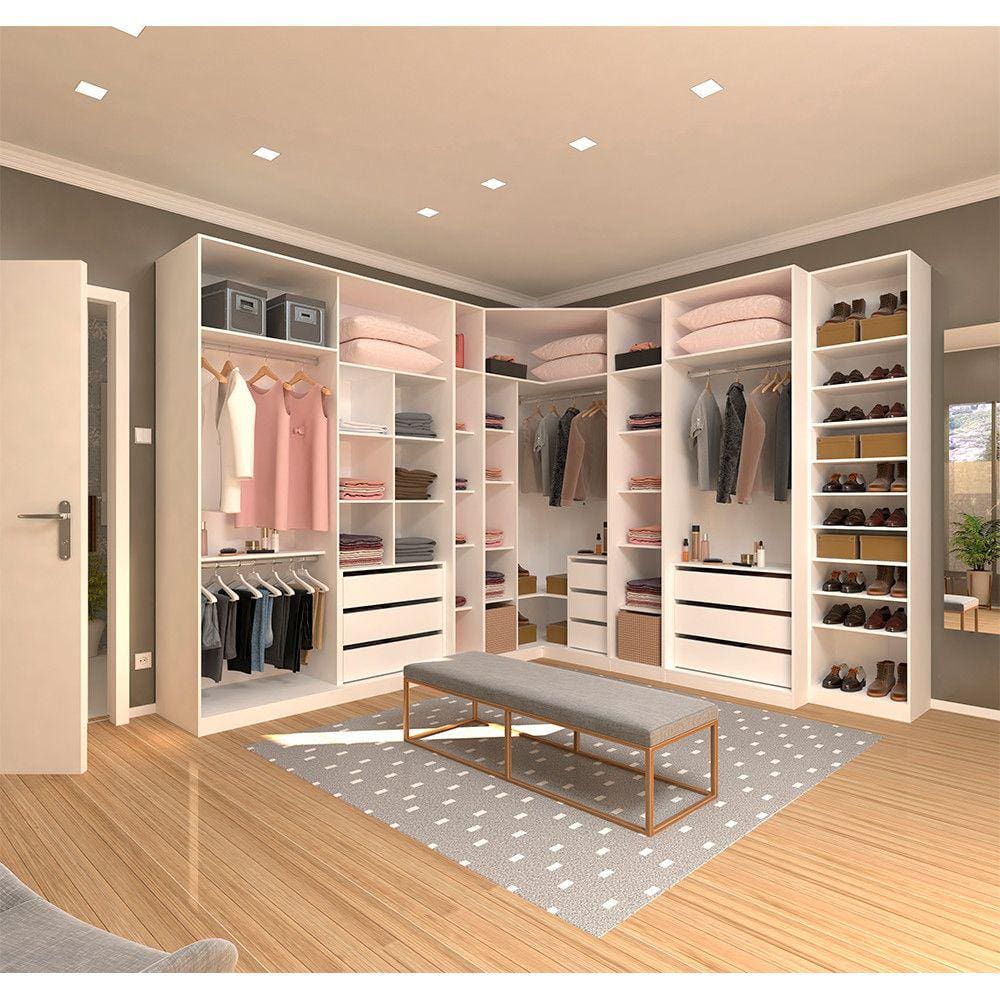 Guarda roupa closet com porta tnt | Casas Bahia