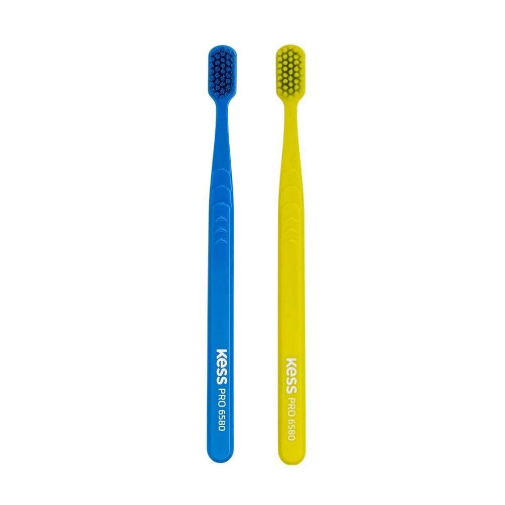 Escova Dental Extra Macias Kess Pro Belliz Azul/Verde C/2 Un