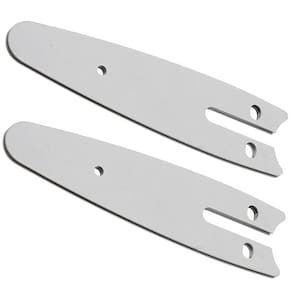 Placa Guia Sabre De Mini Motosserra 4 Polegadas Kit 2 Uni Reposiçao Resistente Jardinagem