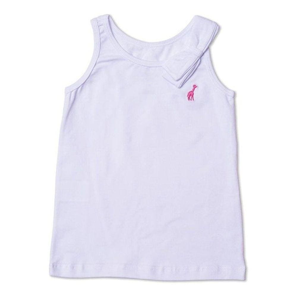 Regata Infantil Com Laço Branca Toffee - 4