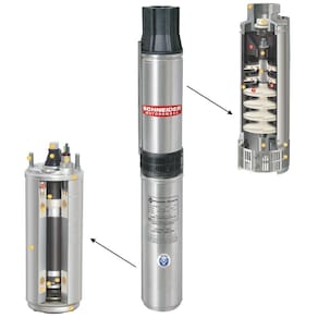 Motobomba Submersa 4" Schneider SUB15-07NY4E6 3/4HP 230v