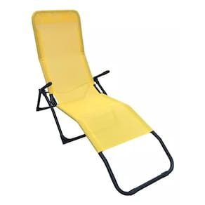 Espreguiçadeira Aço Piscina Jardim 136x100x60cm Até 110kg