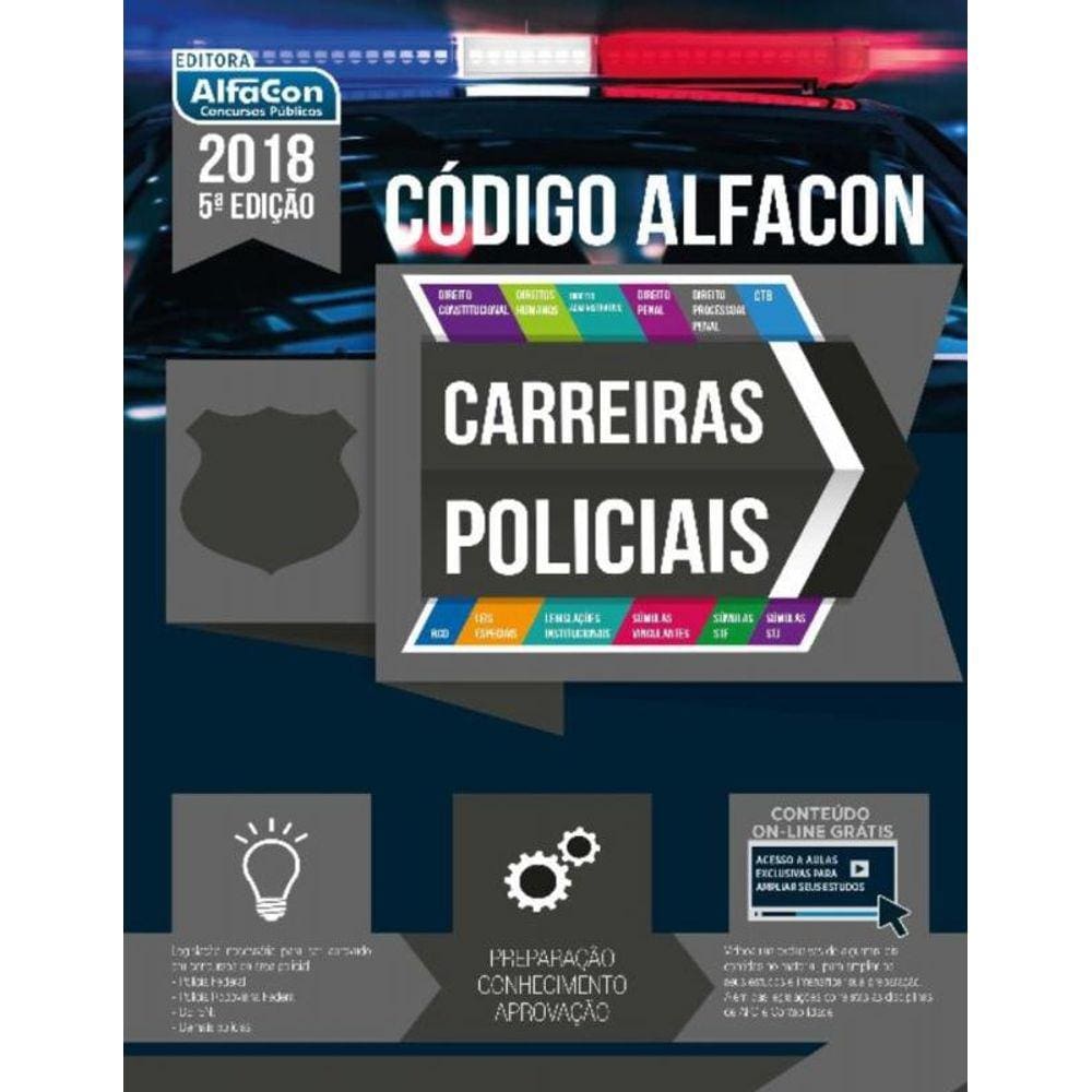 Código Alfacon - Carreiras Policiais - 05Ed/18