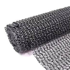 Borracha Antiderrapante Artesanato 30Cm Com 1.5 Metro Preto