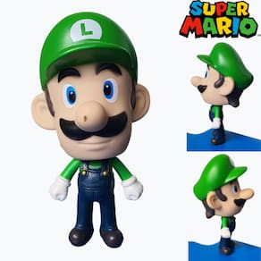 Boneco Super Mario Luigi - Pop