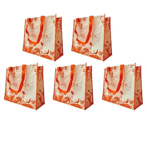 Bolsa Ecologica Ecobag Kit 5 Uni Sacola De Ombro Mercado Compras Retornavel Dobravel