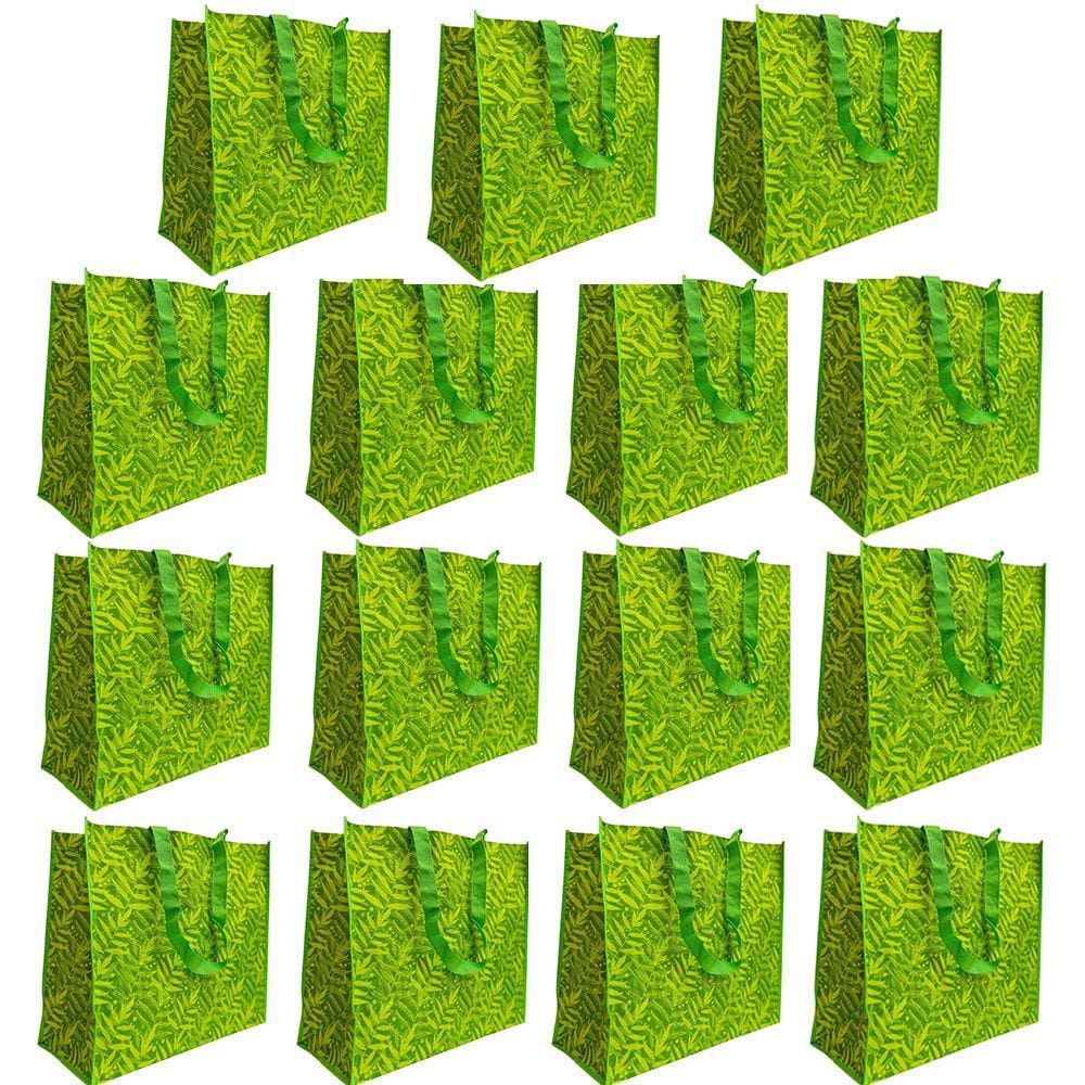 Bolsa Ecobag Kit 15 Uni Sacola de Ombro Reutilizavel Ecologica Alça Apoio Dobravel Portatil Organizaçao Multiuso