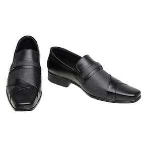 Sapato Social Masculino Elástico Couro Elegante Conforto