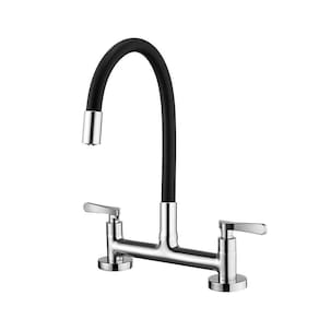 Misturador Para Cozinha De Balcão Flexível 1256 B27 Lorenzetti - Preto