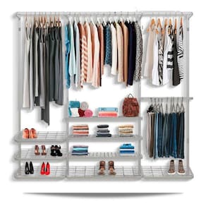 Guarda roupa closet aramado aberto armário modulado roupeiro 2,20 BR