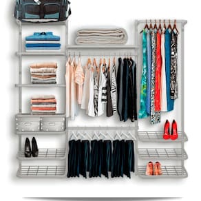 Roupeiro Closet Modulado Aramado Caixas Organizadoras 2,20m BR