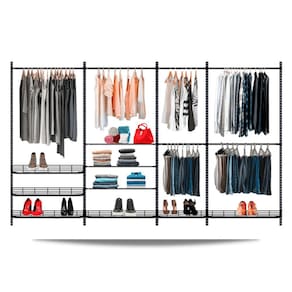 Guarda roupa closet aramado aberto armário modulado roupeiro 3,40 PT
