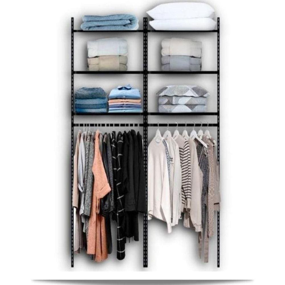 Arara de parede plus - 1,30 Smart Black