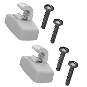 Grampos Presilhas Suporte Parafuso Cinza Quebra Sol Saveiro G5 G6 G7 G8 2008 até 2020 2021 2022 2023