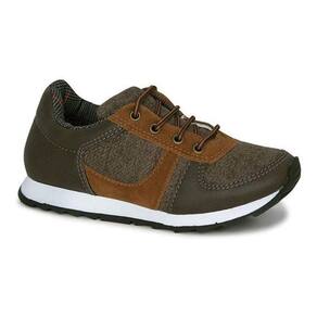 Tênis Infantil Masculino Diversão Boy Denim Nº29 Cor Marrom - Sugar Shoes