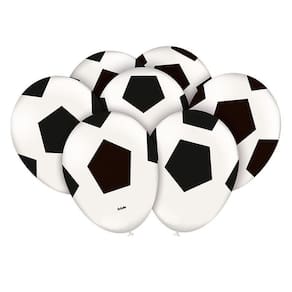 Balão Bola De Futebol 25Un Bexiga Tam 9 - Festcolor