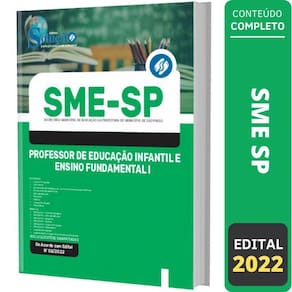 Apostila Concurso Sme Sp - Professor De Educação Infantil