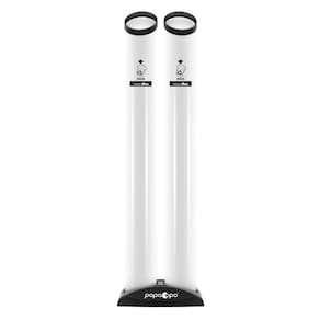 Lixeira Copo Descartável Duplo Agua Dispenser Tubo Com Base