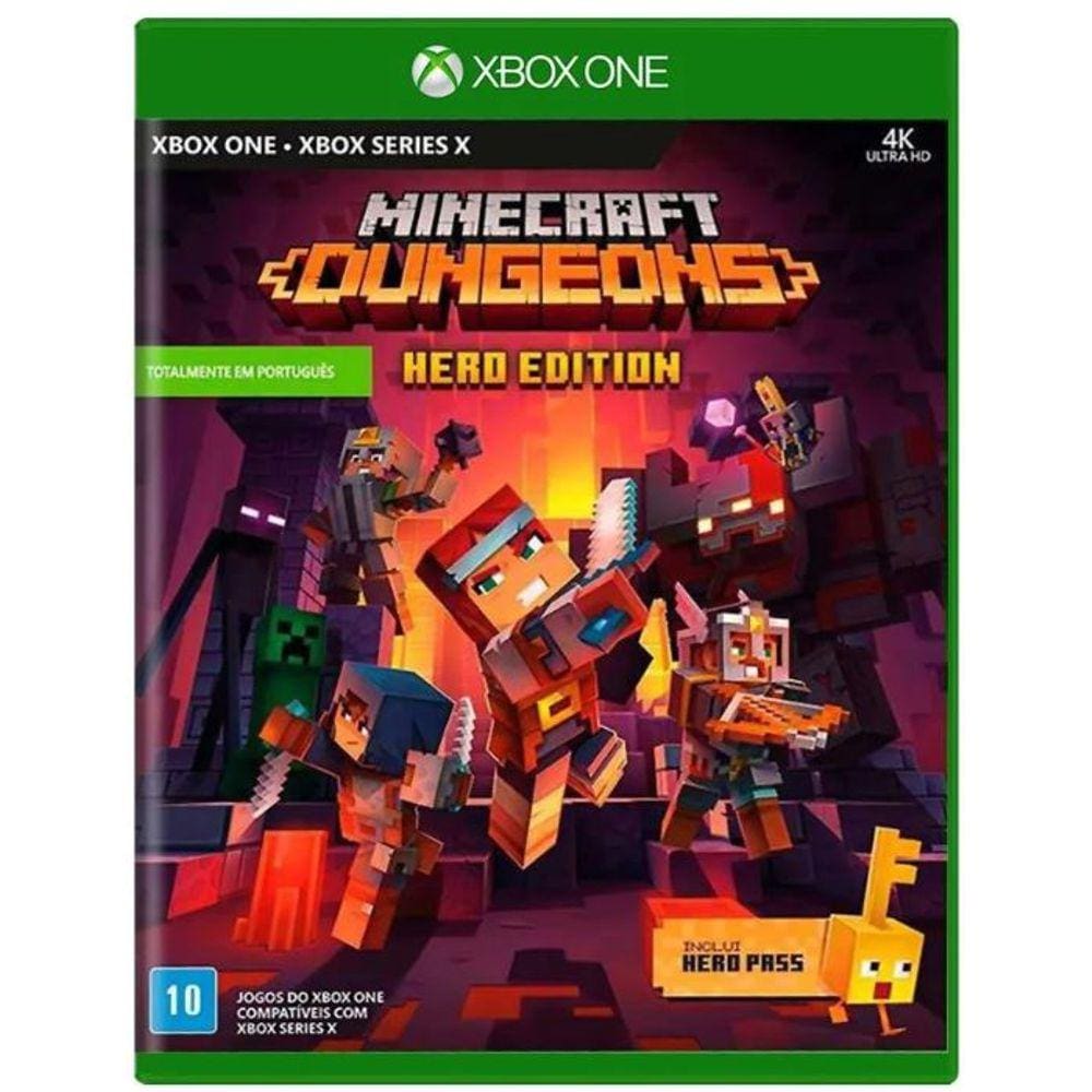 Jogo minecraft dungeons ps4