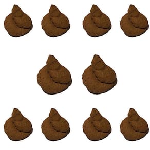 Kit Com 10 Cocô Falso Brinquedo Pegadinha