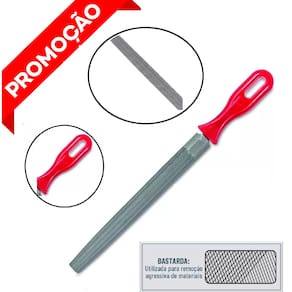 Lima Meia Cana Com Cabo Bastarda Serve Para Acabamentos 6"