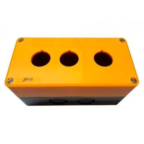 Caixa Plastica de Sobrepor Para Botoeira 22,5mm 3 Furos JNG