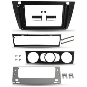Moldura Painel 2 Din 9 Polegadas Bmw Serie 3 E90 E91 E92 E93