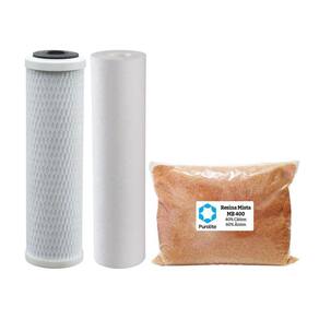 Kit Refil Deionizador 3 Estágios Resina Mb400 Completo
