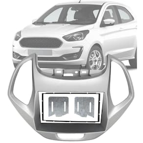 Moldura Painel 2 Din 7 Polegadas Ford Ka 2019 Até 2021 Hatch