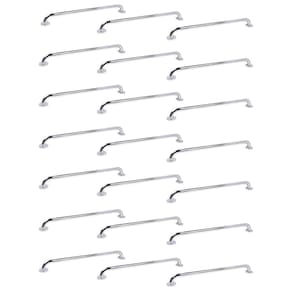 Alça de Apoio Barra 70cm Inox Kit 20 Unidades Acessibilidade Idoso Cadeirante Deficiente Banheiro Box Corrimao Parede Segurança
