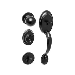 Fechadura Retrô Blim Blim Preto Fosco - Externa Black