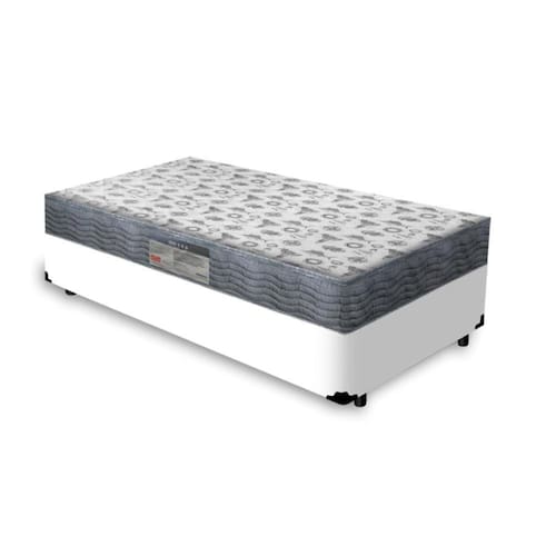 imagem-Cama Box Solteiro + Colchão D33 Ortobom Iso 100 88cm - Branco