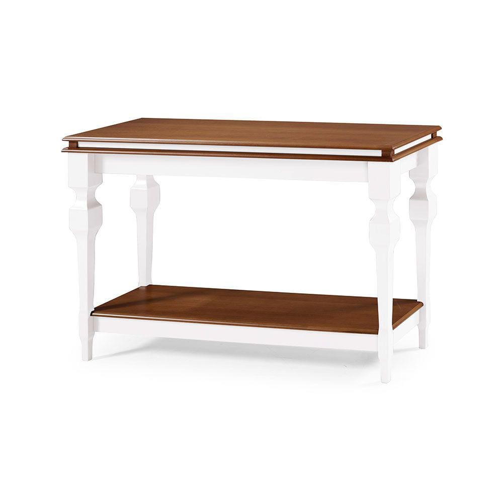 Aparador para Sala e Divisor de Ambiente com 1 Prateleira 2004 Manchester Linz Móveis - Branco/Imbuia