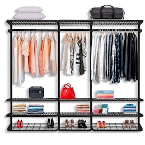 Guarda Roupa closet aramado sem portas CLR285 - 2,50m PT