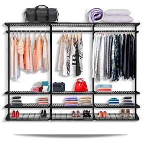 Guarda Roupa closet aramado sem portas CLR285 - 2,80m PT