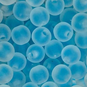 Miçanga Bolinha Fosca com Miolo Azul Contas Passante 8mm 360pçs Para Fazer Pulseira Montar Colar