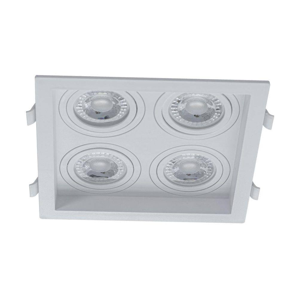 Spot Embutir Quadruplo Recuado P/ LED MR16 SaveEnergy SE-330.2895 ST2841