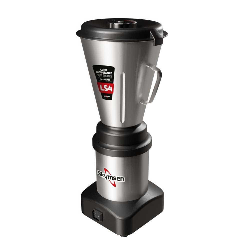 Liquidificador Baixa Rotação 4 Litros Inox Copo Monobloco LS4 127/220V - Skymsen