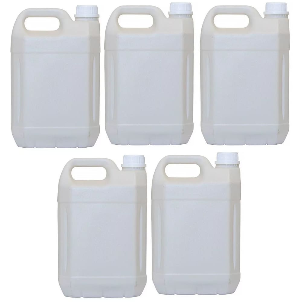 Kit 05 Galão Embalagem frasco Plástico 5 Litros Vazio Produto Limpeza