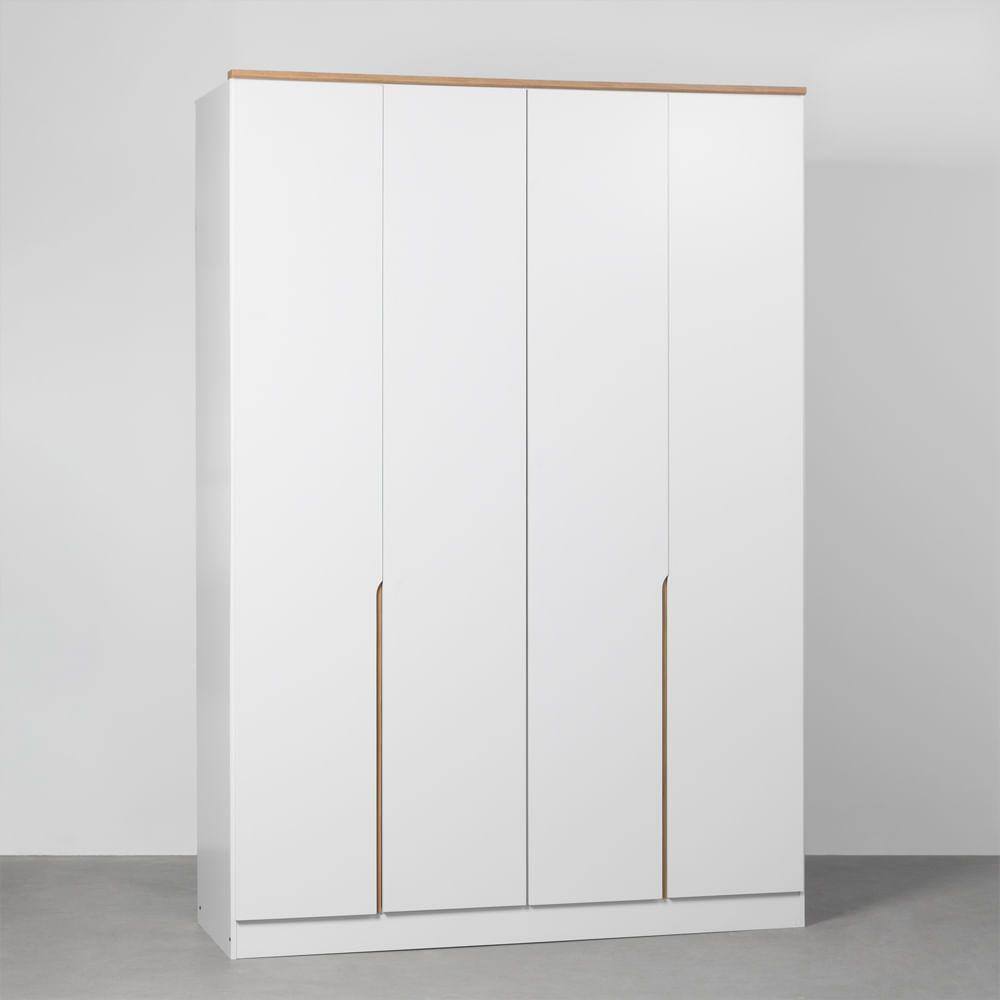 Guarda-roupa Harper 4 Portas 1,60m - Branco