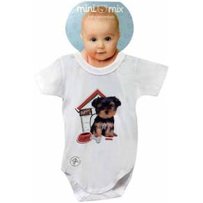 Body Manga Curta Mini Mix Puppy Dog Gbaby - P